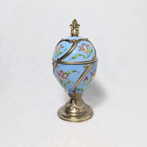 Franklin Mint House of Faberge Musical Egg, Set of Two - Picture 3 of 10